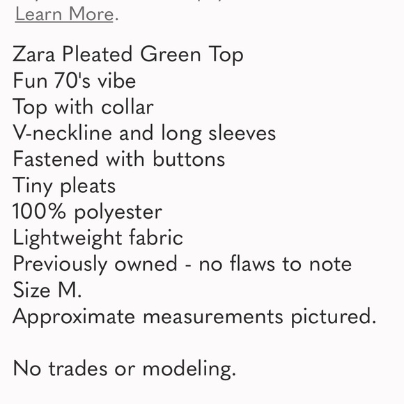 Zara Blouse - Picture 10 of 10